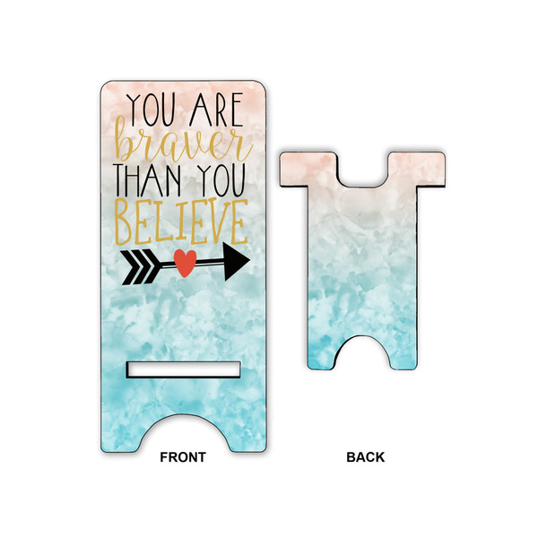 Inspirational Quotes Phone Stand - Front & Back