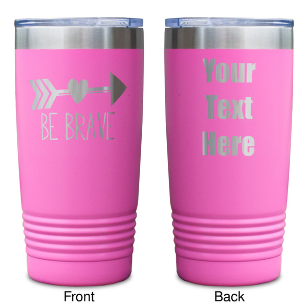 Inspirational Quotes Pink Polar Camel Tumbler - 20oz - Double Sided - Approval