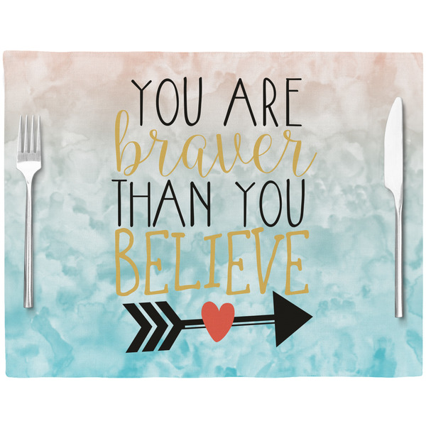 Inspirational Quotes Placemat with Props