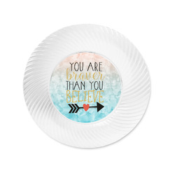 Inspirational Quotes Plastic Party Appetizer & Dessert Plates - 6"