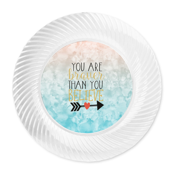 Inspirational Quotes Plastic Party Dinner Plates - Approval