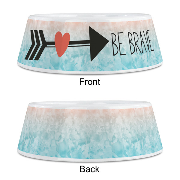 Inspirational Quotes Plastic Pet Bowls - Medium - APPROVAL