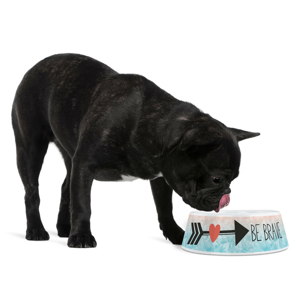 Inspirational Quotes Plastic Pet Bowls - Medium - LIFESTYLE