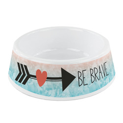 Inspirational Quotes Plastic Dog Bowl - Small