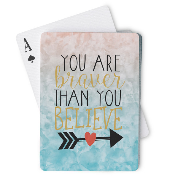 Custom Inspirational Quotes Playing Cards