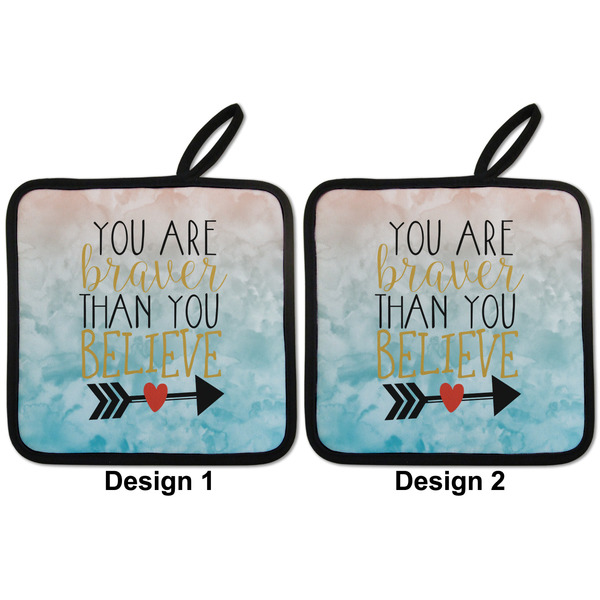 Inspirational Quotes Pot Holders - Set of 2 APPROVAL
