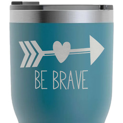 Inspirational Quotes RTIC Tumbler - Dark Teal - Laser Engraved - Single-Sided