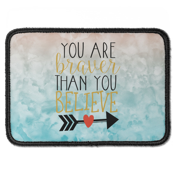 Custom Inspirational Quotes Iron On Rectangle Patch