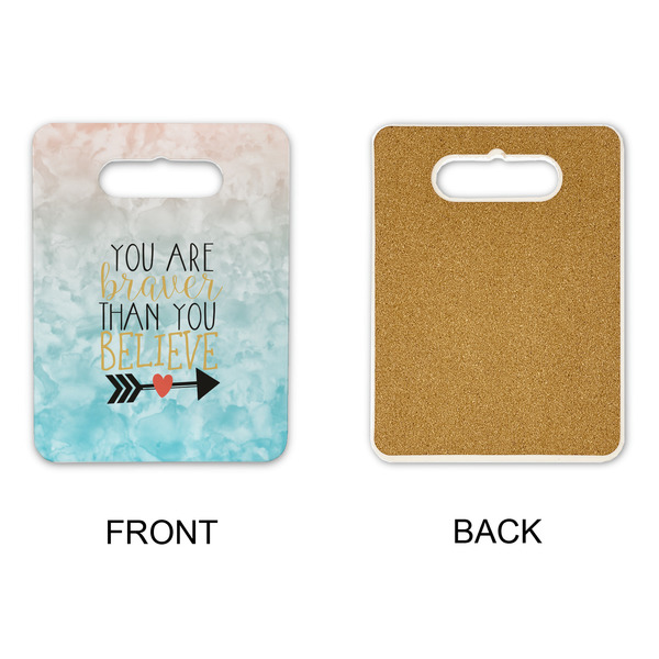 Inspirational Quotes Rectangle Trivet with Handle - APPROVAL