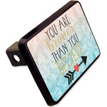 Inspirational Quotes Rectangular Trailer Hitch Cover - 2"