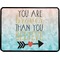 Inspirational Quotes Rectangular Car Hitch Cover w/ FRP Insert