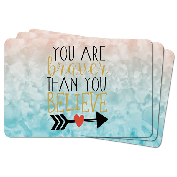 Inspirational Quotes Rectangular Fridge Magnet - THREE