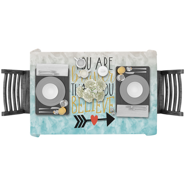 Inspirational Quotes Rectangular Tablecloths - LIFESTYLE