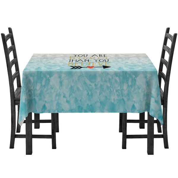 Custom Inspirational Quotes Tablecloth