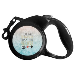Inspirational Quotes Retractable Dog Leash - Large