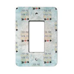 Inspirational Quotes Rocker Style Light Switch Cover