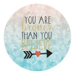 Inspirational Quotes Round Decal - Small