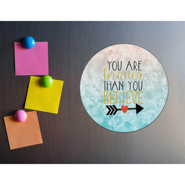 Inspirational Quotes Round Fridge Magnet - LIFESTYLE