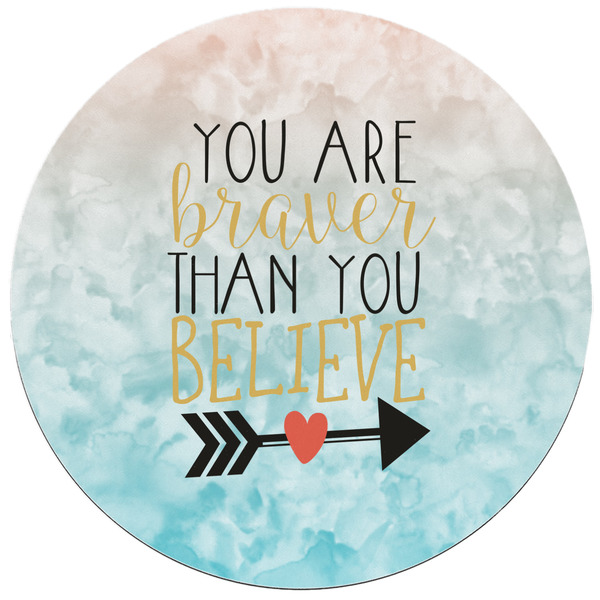 Inspirational Quotes Round Mousepad - APPROVAL