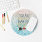 Inspirational Quotes Round Mousepad - LIFESTYLE 2