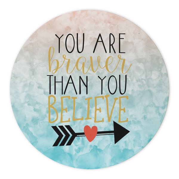 Inspirational Quotes Round Paper Coaster - Approval