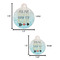 Inspirational Quotes Round Pet ID Tag - Large - Comparison Scale