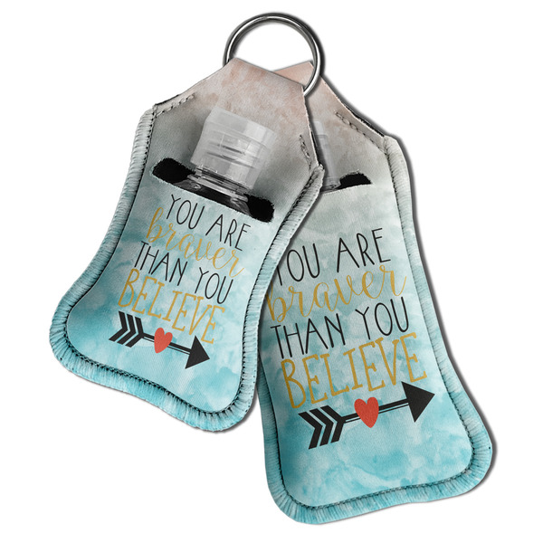 Inspirational Quotes Sanitizer Holder Keychain - Both in Case (PARENT)