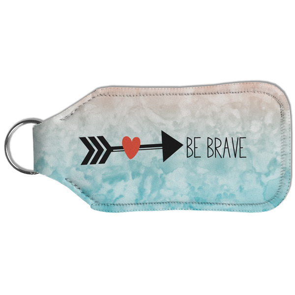 Inspirational Quotes Sanitizer Holder Keychain - Large (Back)