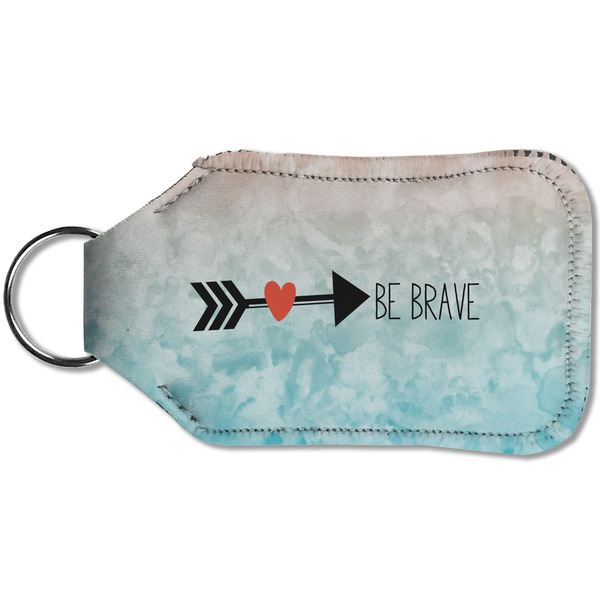 Inspirational Quotes Sanitizer Holder Keychain - Small (Back)