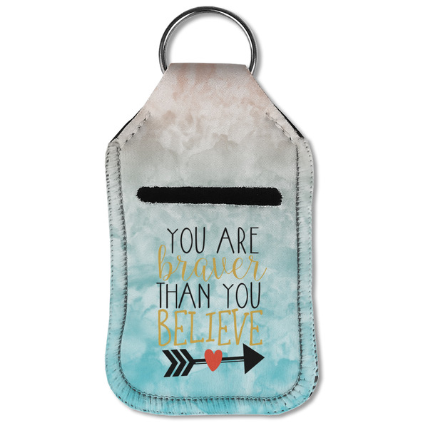 Inspirational Quotes Sanitizer Holder Keychain - Small (Front Flat)