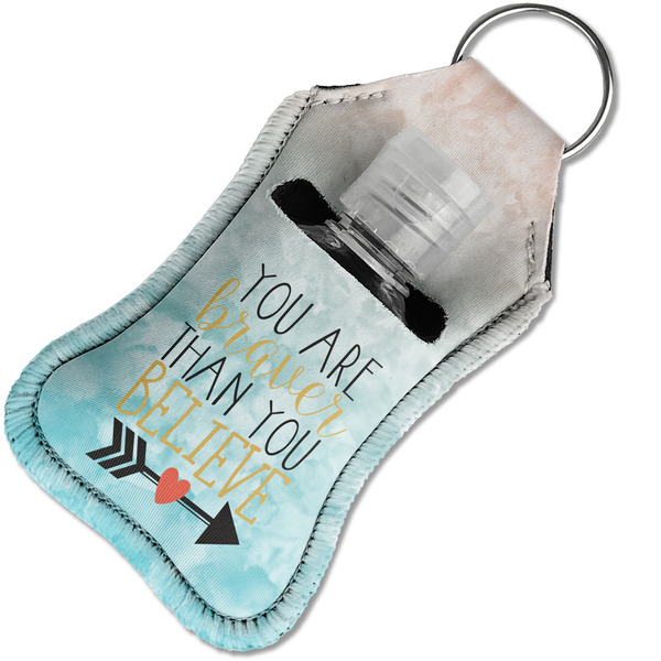 Inspirational Quotes Sanitizer Holder Keychain - Small in Case