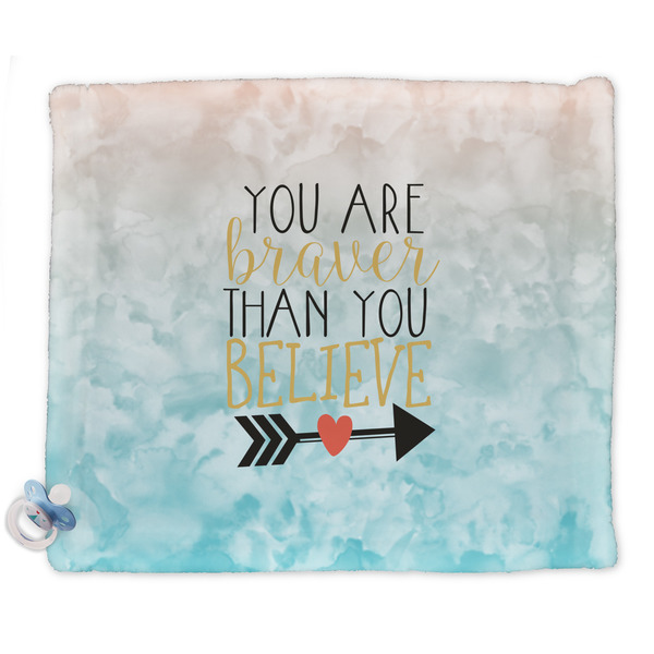 Custom Inspirational Quotes Security Blanket - Single Sided