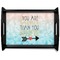 Inspirational Quotes Serving Tray Black Large - Main