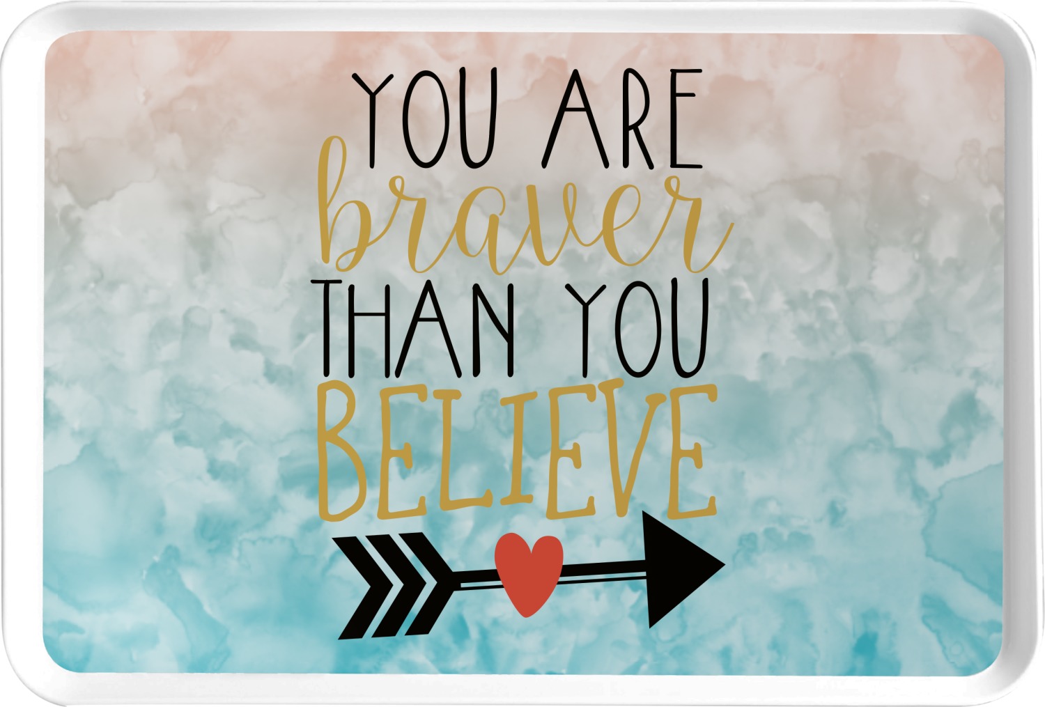 Inspirational Quotes Serving Tray (Personalized) YouCustomizeIt