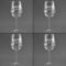 Inspirational Quotes Set of Four Personalized Wineglasses (Approval)