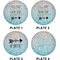 Inspirational Quotes Set of Lunch / Dinner Plates (Approval)