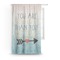 Inspirational Quotes Sheer Curtain With Window and Rod