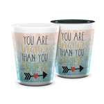 Inspirational Quotes Ceramic Shot Glass - 1.5 oz