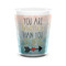 Inspirational Quotes Shot Glass - White - FRONT