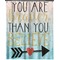 Inspirational Quotes Shower Curtain 70x90