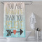 Inspirational Quotes Shower Curtain Lifestyle