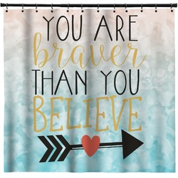 Inspirational Quotes Shower Curtain