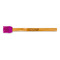 Inspirational Quotes Silicone Brush-  Purple - FRONT