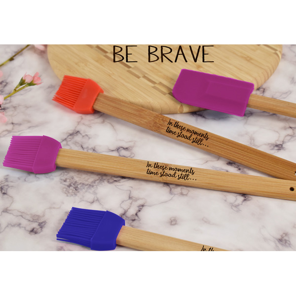 Inspirational Quotes Silicone Brush - Purple - Lifestyle