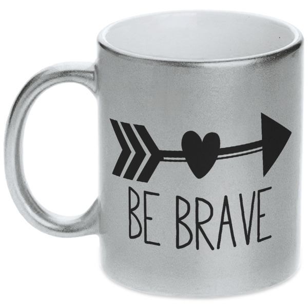 Inspirational Quotes Silver Mug - Main