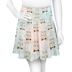 Inspirational Quotes Skater Skirt - Small