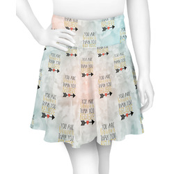 Inspirational Quotes Skater Skirt - 2X Large