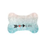 Inspirational Quotes Bone Shaped Dog Food Mat (Small)