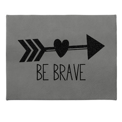 Inspirational Quotes Small Gift Box w/ Engraved Leather Lid