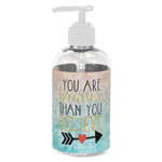 Inspirational Quotes Plastic Soap / Lotion Dispenser (8 oz - Small - White)